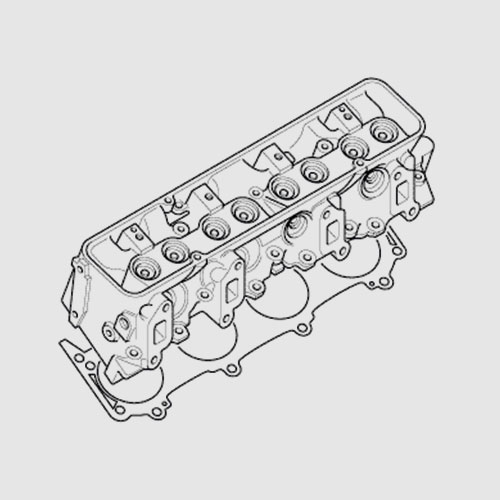 Cylinder head - 8 cylinder cars