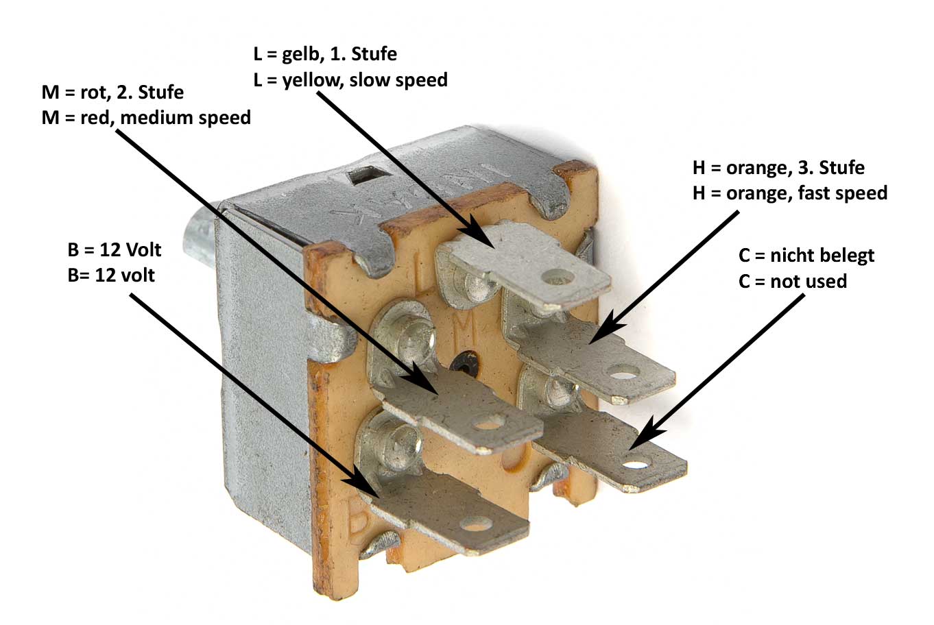 Heater rheostat